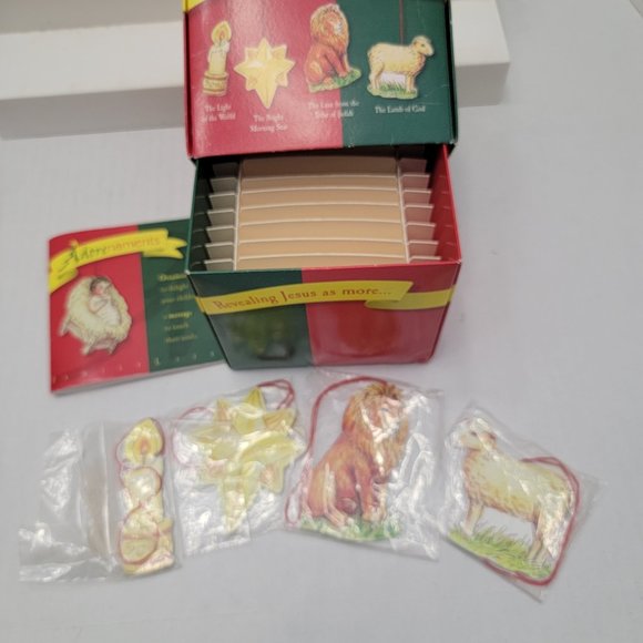 Adorenaments Baby Jesus Symbols Nick & Holly Found Granpa Attic Ornaments Family - Picture 13 of 15